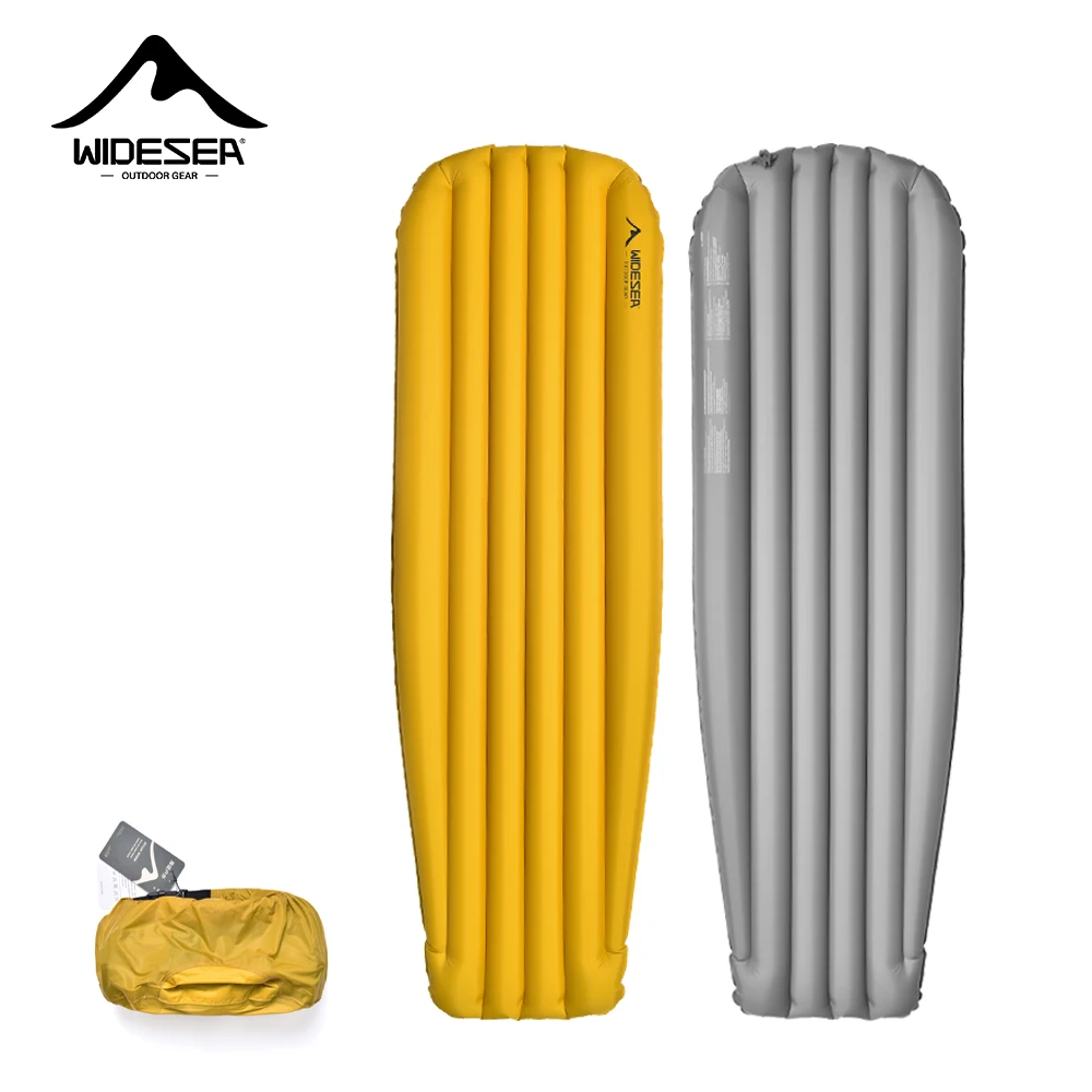 Widesea 캠핑 풍선 매트리스 R8 Ultraligt Air Matt 야외 슬리핑 매트 자체 팽창 에어 침대 관광 장비 용품