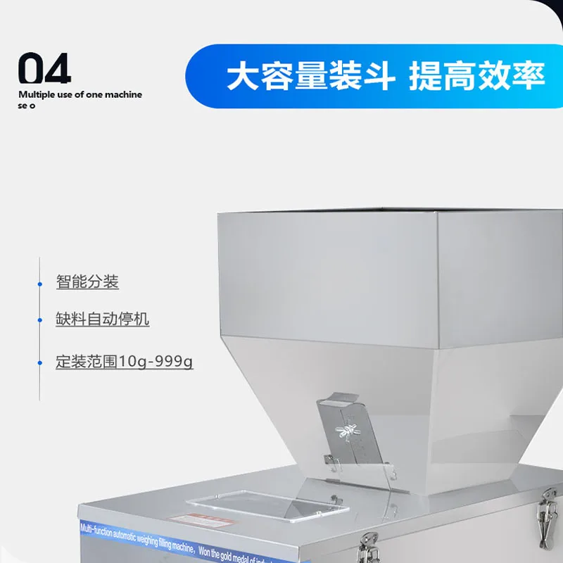 Máquina de llenado semiautomática para panadería, harina, azúcar, levadura en polvo, bolsa mezcladora de masa, relleno de pesaje subpaquete