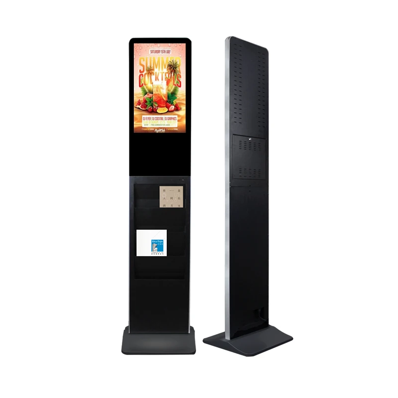 Poster Machine Touch Display Lcd  Advertising Screen  Floor Standing Digital Signage Kiosk in High Brightness