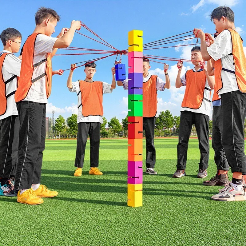 Team Building Games Team Collaboration Games Tower Outdoor Sports Toys Company Activities Children's Sensory Party Games
