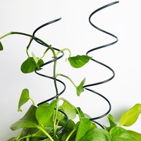Garden Support Stake Ring Metal Garden Plant Supports Single Stem Shrub Holder Climbing Plant Stake Tower Plant Supports