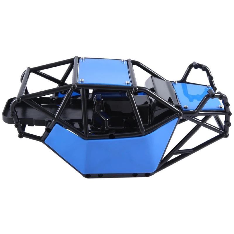 Rock Buggy Body Shell Chassis Kit for 1/10 RC Crawler Car Axial SCX10 II 90046 UTB10 Capra,Blue