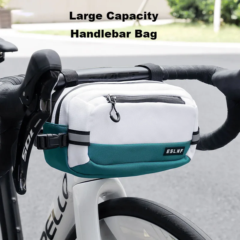 

Large Capacity Bike Handlebar Bag MTB Road Waterproof Cycling Front Bags Mountain Bicycle Accessories Multi Functional Bag