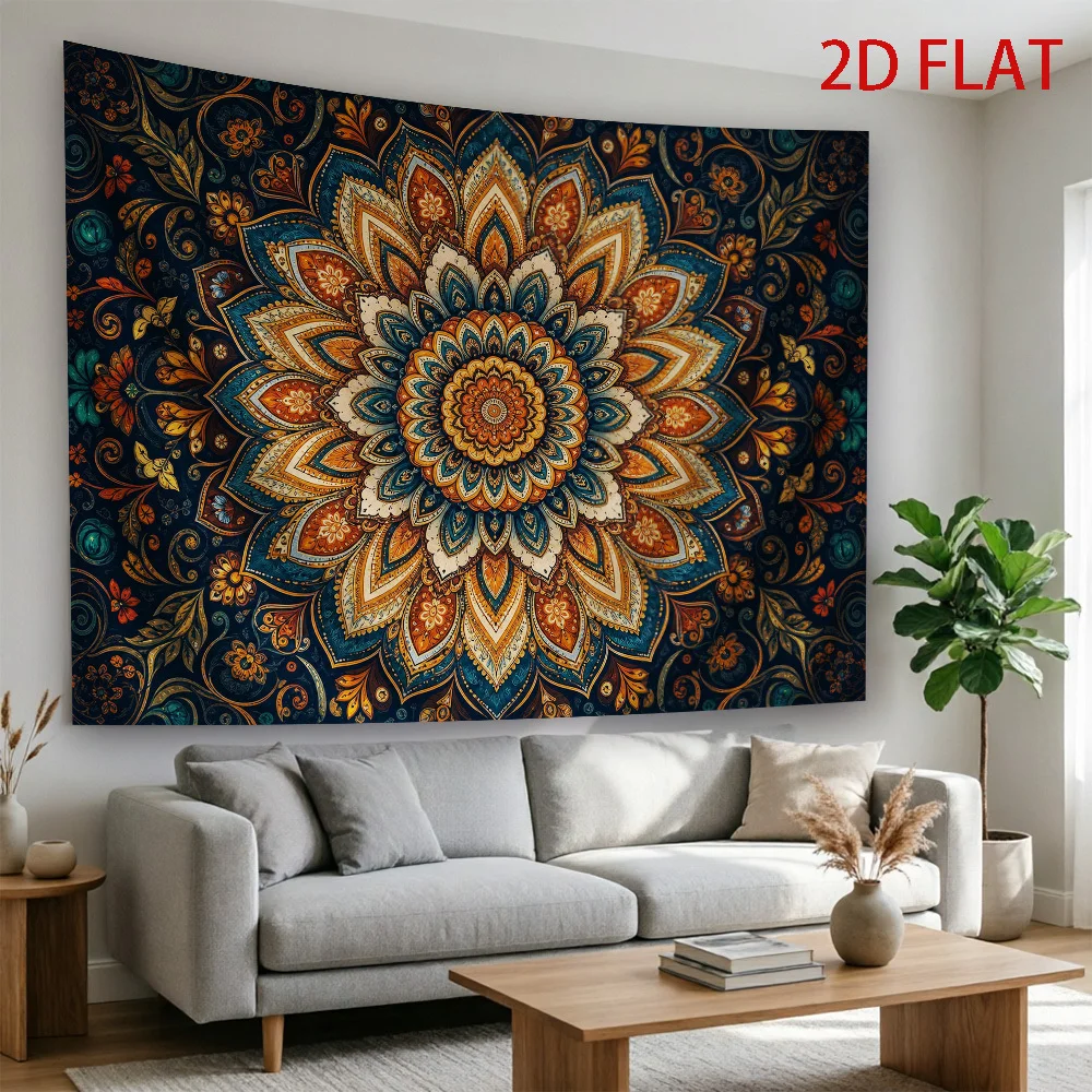 Boho Bohemian Mandala Tapestry Wall Hanging Decorative Art Poster Indian Style Ethnic Moroccan Home Decor Ethnic Palace Backgrou