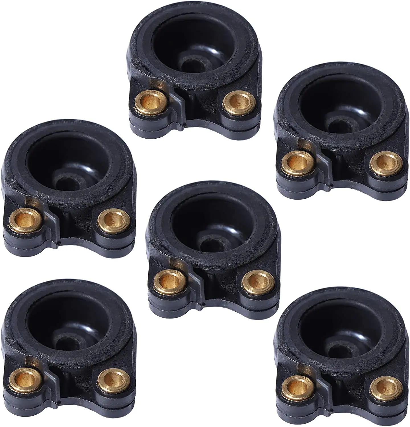 6Pcs Annular AV Buffer Mount For Stihl 044 046 MS440 MS460 Chainsaw 1128 790 9900 , 6 x Annular Buffer