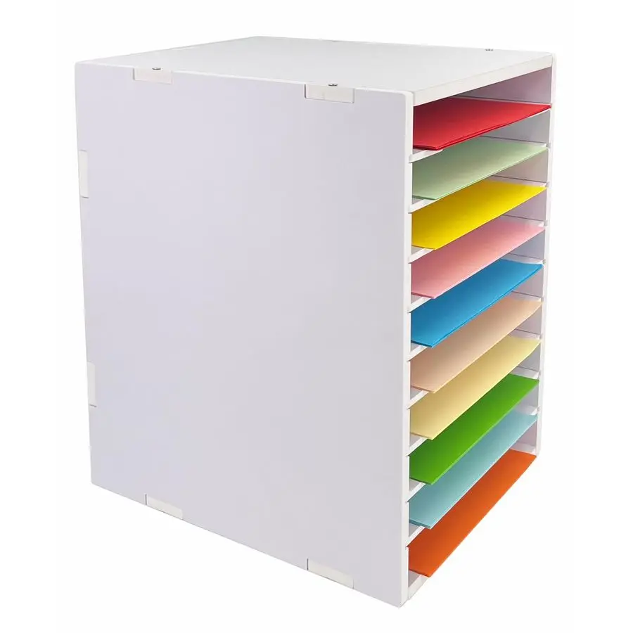 

Органайзер-сортировщик файлов для стола, настольный органайзер с регулируемым подносом для писем, сортировщик бумаги для офиса, школы, дома, белый