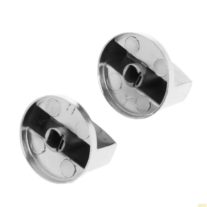 A0NC 2PCS commutateur Pièces poêle à gaz Metal Knob Cooker Cuisine Contrôle Universal Nouveau