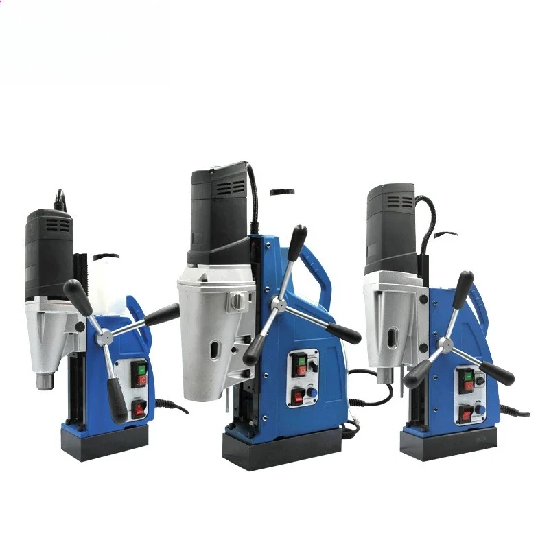 Powerful magnetic drilling and tapping machine, hollow drill bit twist drill head power tool