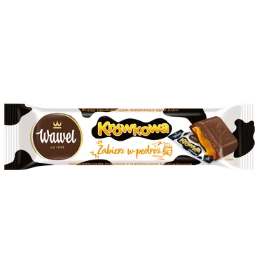 شوكولاتة صغيرة بالحليب من وافل مع حشوة الكراميل ، 39 جم