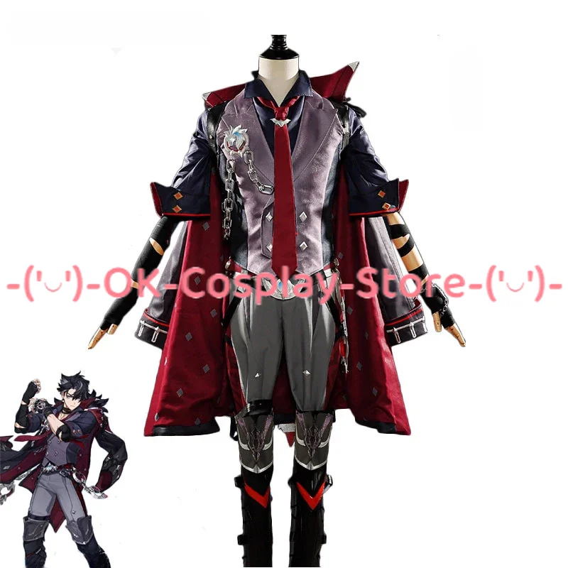 

Game Genshin Impact Wriothesley Cosplay Costume Fancy Party Suit Halloween Carnival Uniforms Anime Clothing Custom Made