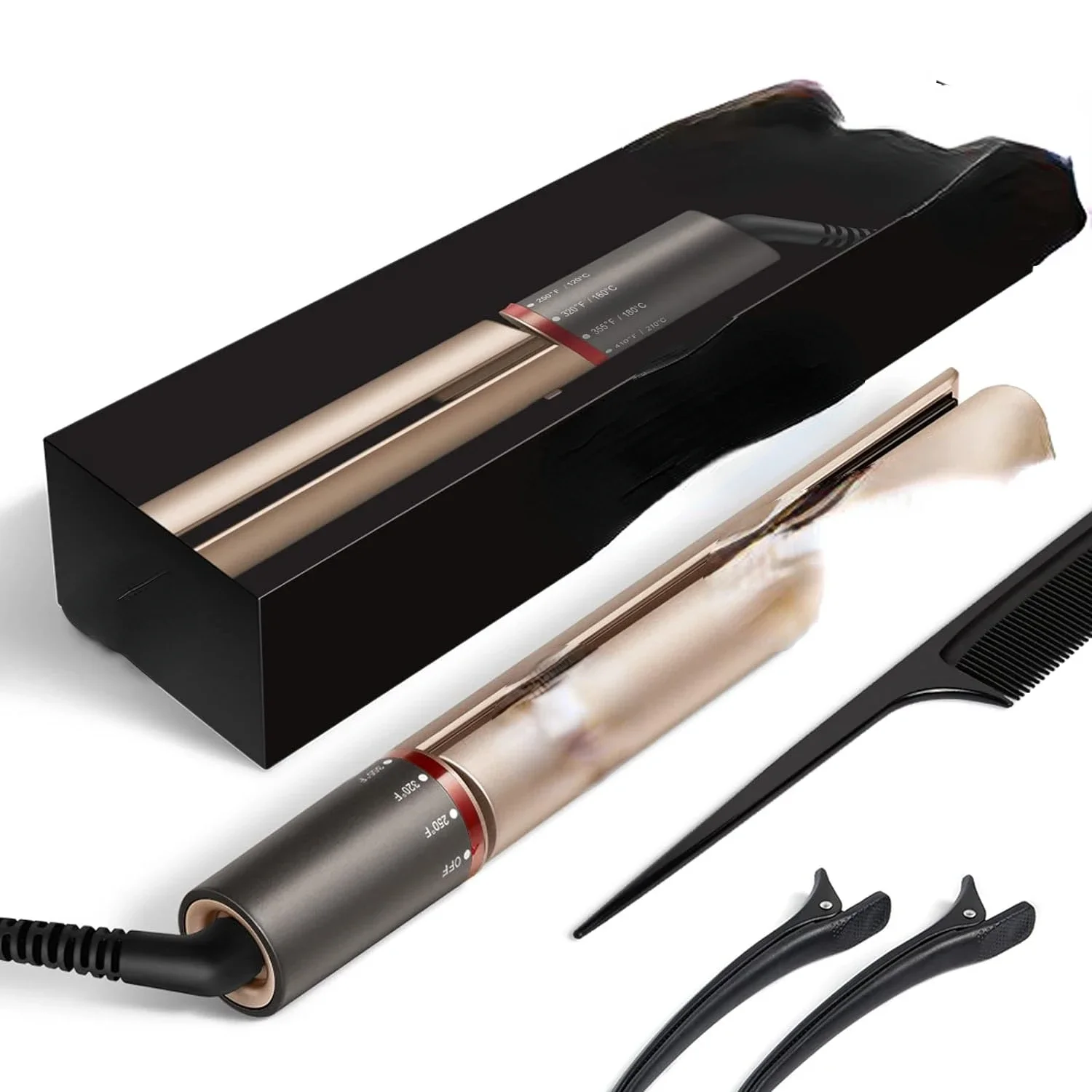 

Highly Efficient Professional Salon Quality 2 in 1 Hair Straightener and Curler for Fast Straightening and Curling Results