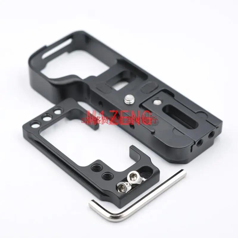 A7C Extended Adjustable Quick Release L Plate/Bracket hand Grip with hotshoe adapter for Sony A7C camera