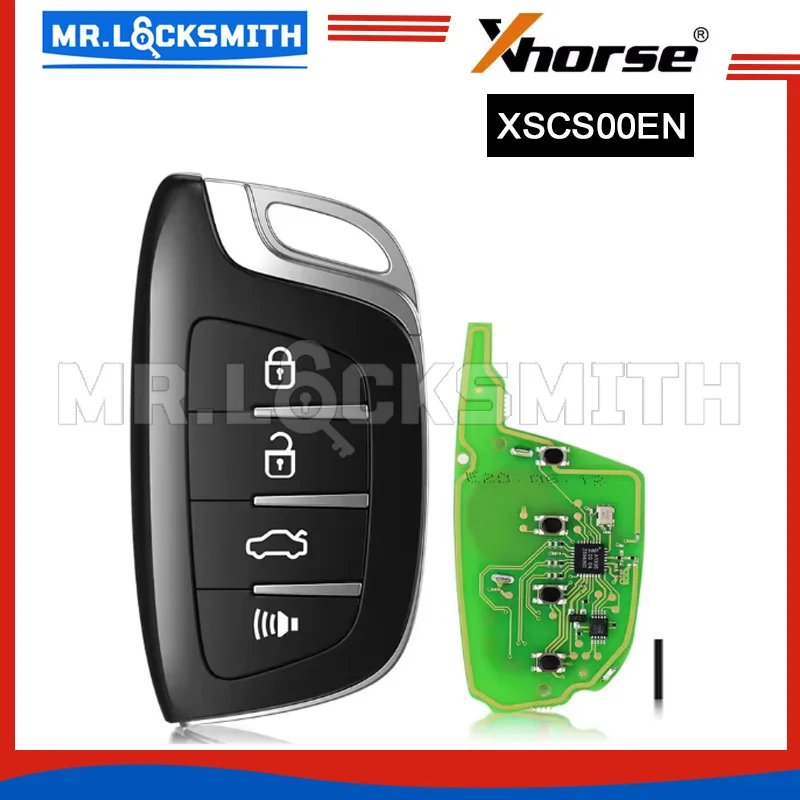 MR.LOCKSMITH Xhorse XS Series XSCS00EN Universal Smart Key Colorful for Crystal Style 4 Buttons