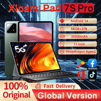 2025 New Original Global Edition Tablet PC Pad 7S Pro Snapdragon 8gen2 Android 14 HD 4K 16GB+1TB Tablet Dual SIM 5G WIFI tablet