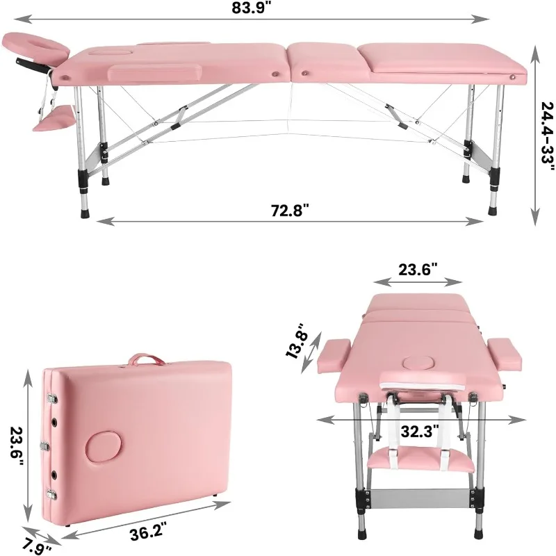 Portable Massage Table Upgraded 2\