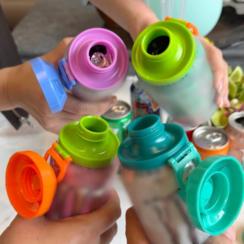 1 Pc Magnetic Soda Can Lids Reusable Airtight Can Covers Easy To Use Keep Drinks Fresh Bug/dust Free Great For Bbq, Beach Party