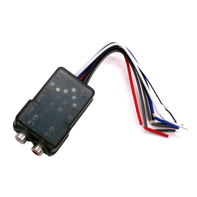 Segnale Audio Stereo per Auto convertitore Hi-Low per amplificatore Subwoofer automatico lettore CD adattatore da alto a basso