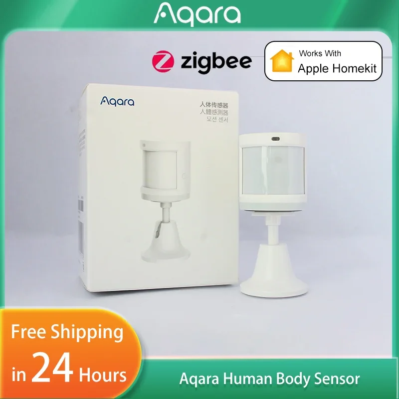

Оригинальный умный датчик человеческого тела Aqara, датчик движения ZigBee, беспроводное соединение, умный дом для Mijia MiHome Homekit, приложение