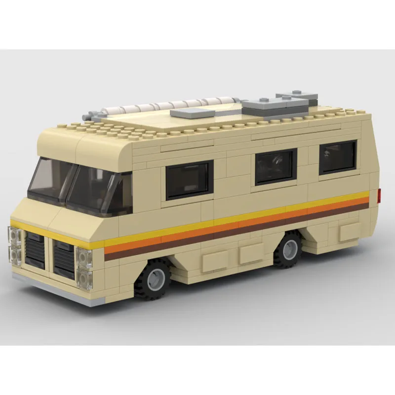 

MOC-238477 New Travel Mini RV Building Block Set, 402 Parts, Creative Birthday and New Year Toy Gift for Boys and Children