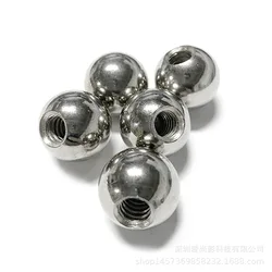 1.7cm spherical to 1/4 screw mobile phone clip transfer screw 17.4mm flat clip metal adapter steel ball head