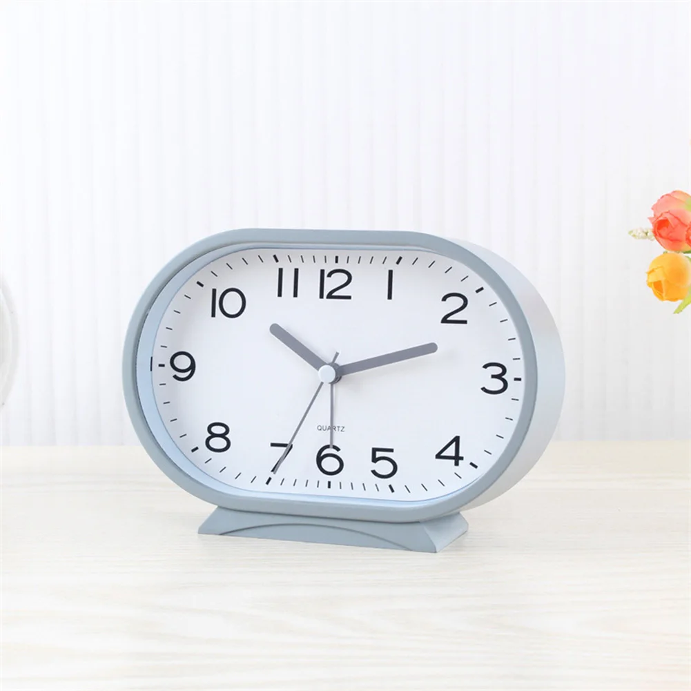 Study Desk Bedside Table Large Display Clock Large Display Alarm Clock AA Battery Required Plastic Housing Gentle Beep