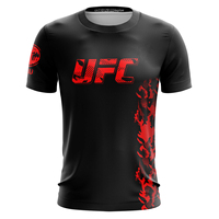 2025 New Outdoor Extreme Sports T-shirt UFC World Boxing T-shirt Fighting Wrestling Top Quick drying Short Sleeved Boxing Tops