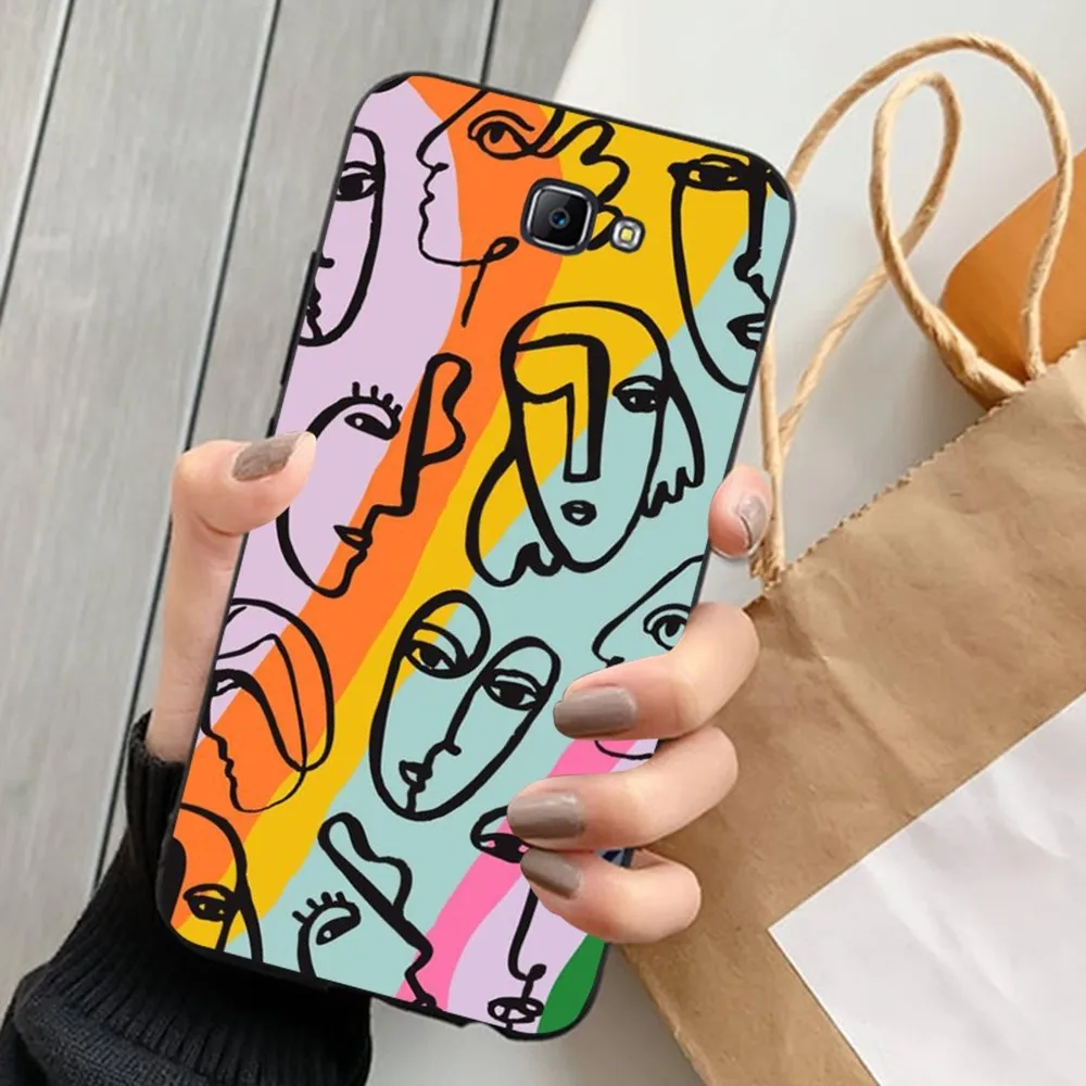 Pablo Picasso Abstract Art Phone Case For Samsung J 7 plus 7core J7 neo J6 plus prime J6 J4 J5 Mobile Cover