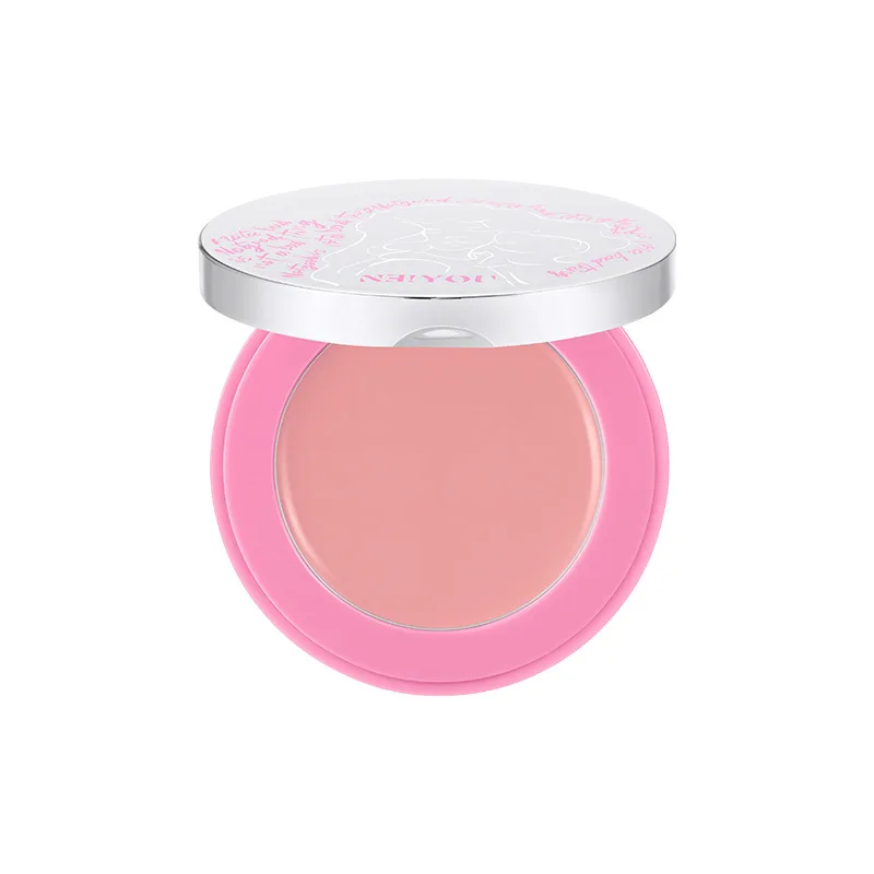 NEIYOU ครีม Blush ขยายสีเดี่ยว Highlighter หดสีแต่งหน้ายาวนานสีม่วงอายแชโดว์ Lip Balm Multi-use