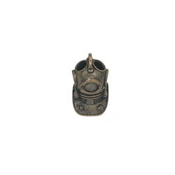 Brass Bead Diving Cap New Design Submarine Diver Vintage Style Outdoors Tools Classical Pendant Paracord Keychain Accessorries
