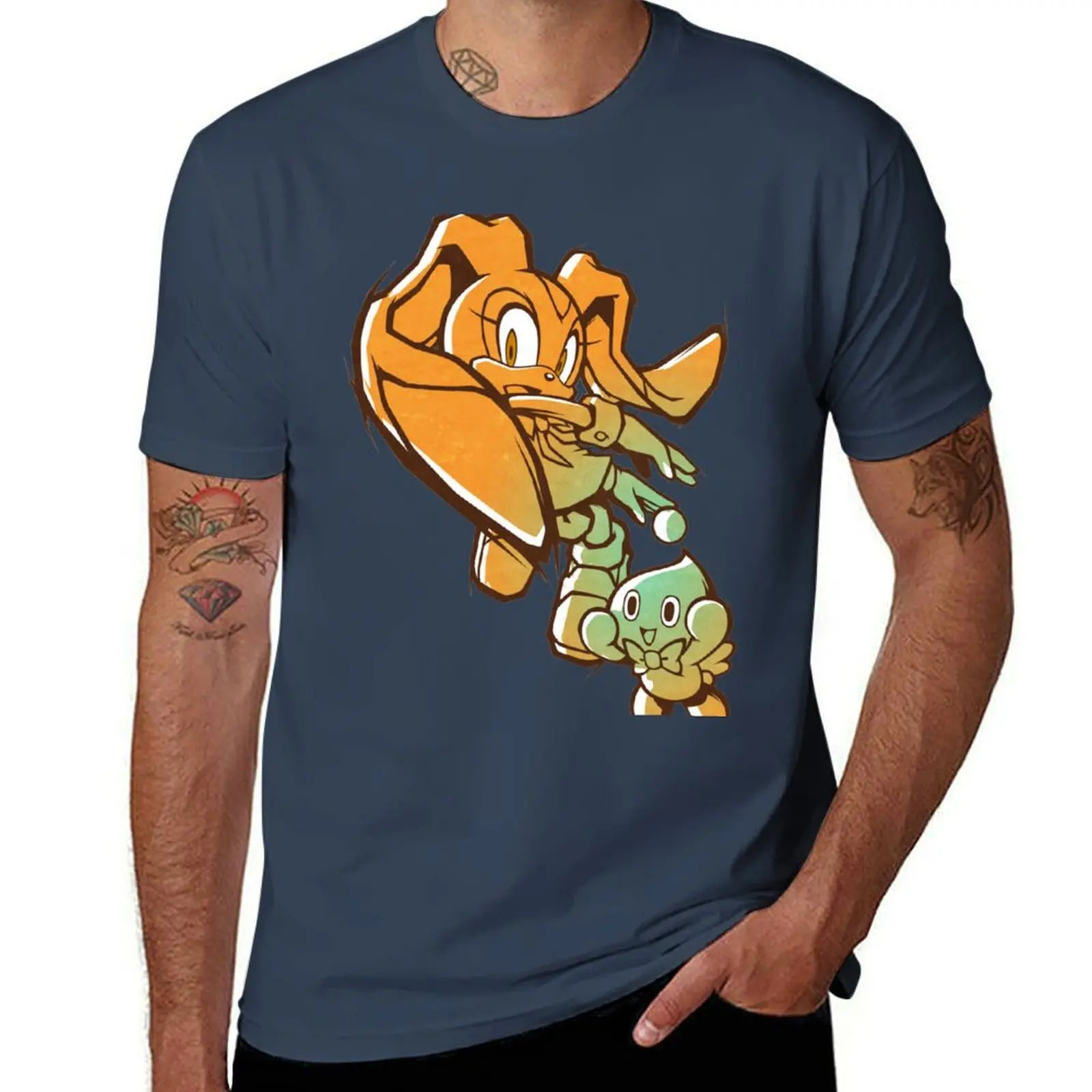 

The Rabbit Cream T-Shirt Holiday All Match T-Shirt