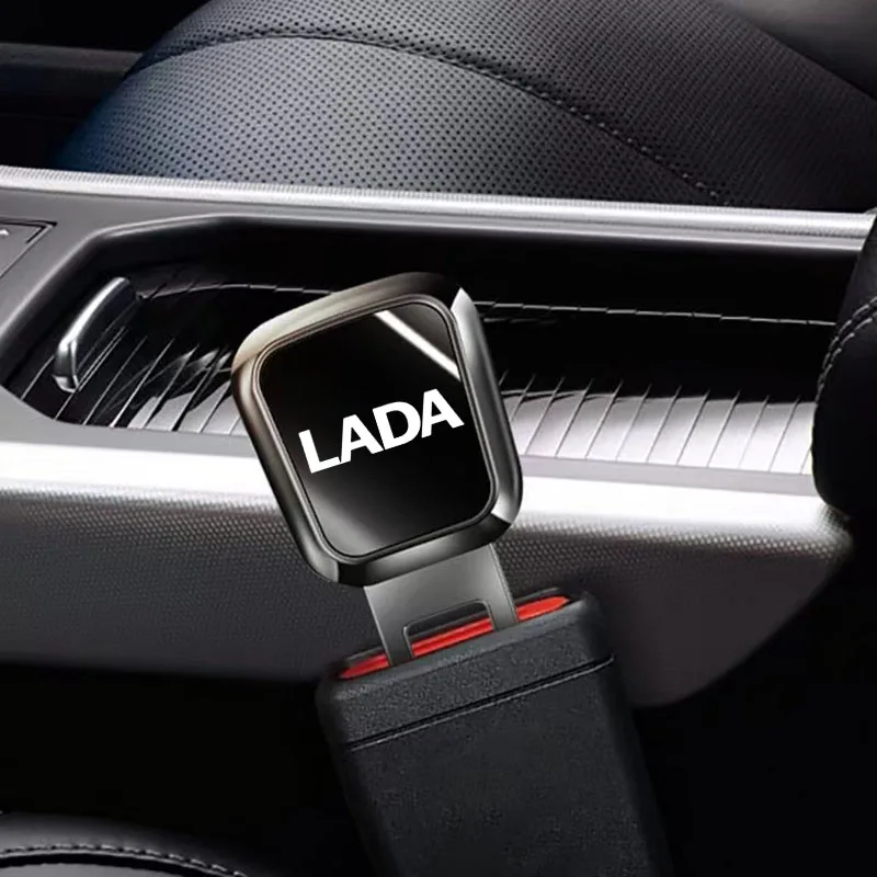 

FOR Lada Car Seat Belt Clip Extender Safety Seatbelt Lock Buckle Plug Thick Insert Socket Extender Safety Buckle