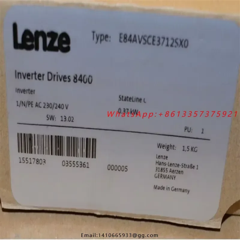 Абсолютно новый 1 шт. E84AVSCE3712SX0 в коробке, в наличии, доставка через DHL/FEDEX для ПЛК