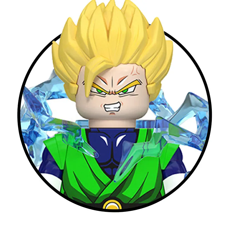 80 Stück wm6181 Goku Vegeta Torankusu Broli Bausteine Mini-Actionfiguren Zubehör Halloween Weihnachtsgeschenke für Kinder