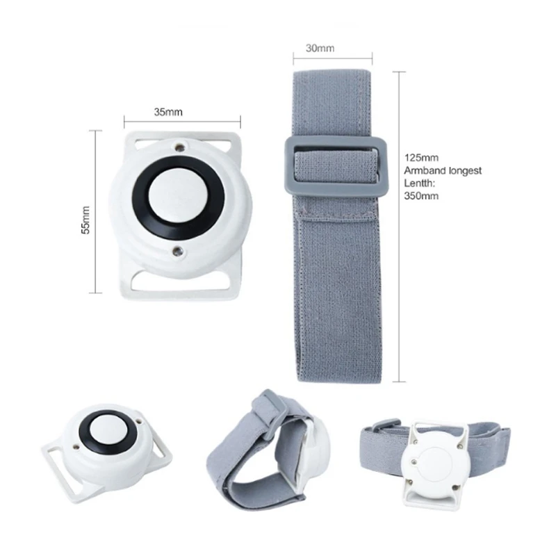 Alarme Pessoal para Mulher, Vestível no Braço, Alarmes de Segurança Pessoal com Luz LED, Corredores, Crianças, Idosos, E, Top Deals