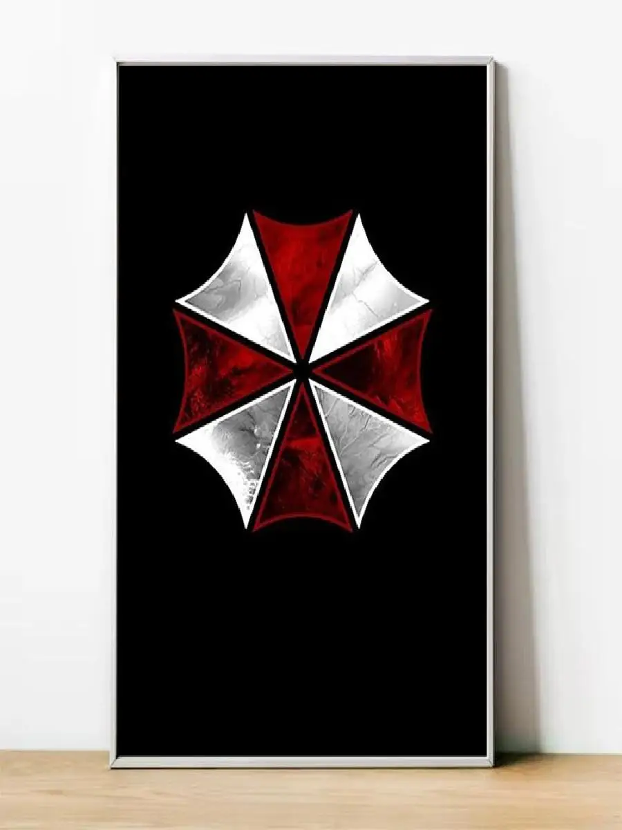 Resident Evil Game Themed Large Canvas Poster  Modern Wall Decor for Living Room