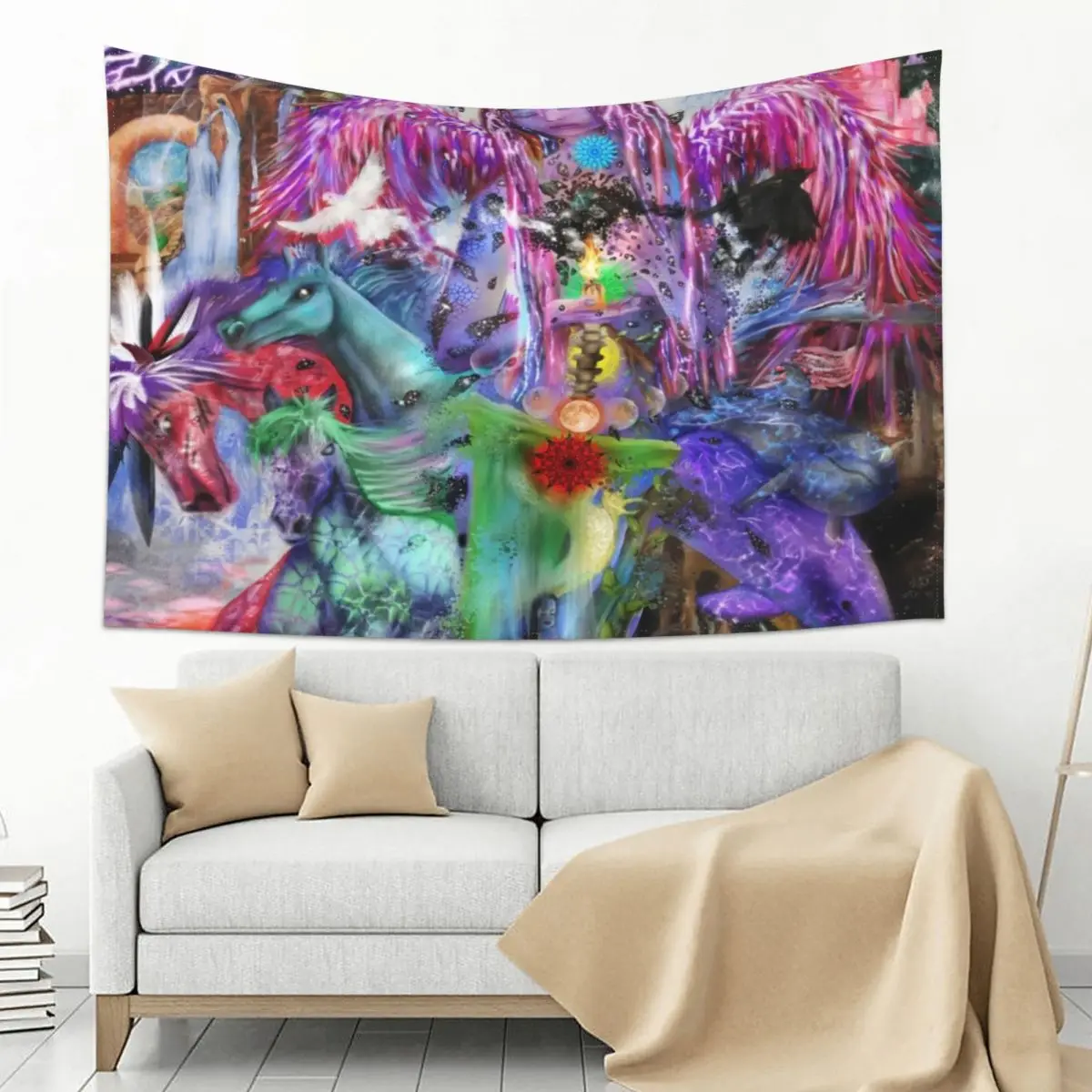 

Visionary Art Angel New age Art Tapestry