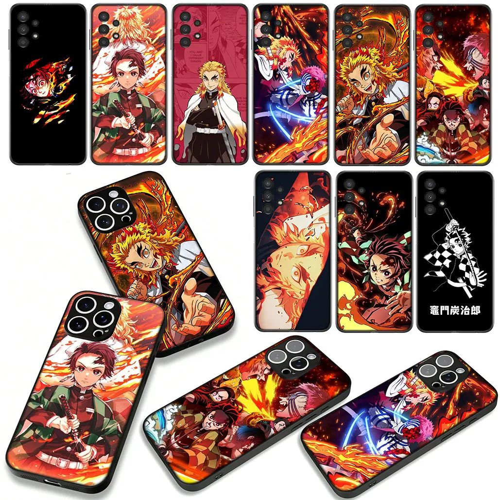 Чехол для телефона Demon Slayer Rengoku Kyoujurou Tanjirou для Xiaomi Poco X7 X6 X5 X3 NFC M7 M6 F5 F3 F6 F7 Ultra Pro C75 C65 C71 Чехол для телефона Demon Slayer Rengoku Kyoujurou Tanjirou для Xiaomi Poco X7 X6 X5 X3 NFC M7 M6 F5 F3 F6 F7 Ultra Pro C75 C65 C71