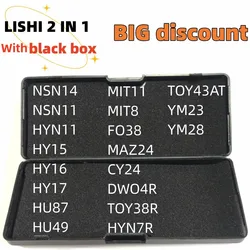 lishi 2 in 1 tool NSN14 NSN11 HYN11 HY15 HY16 HY17 HU87 HU49 MIT11 MIT8 MAZ24 CY24 DWO4R TOY38R HYN7R TOY43AT YM23 YM28