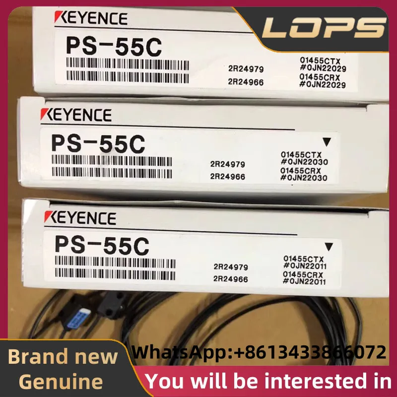 PS-55C KEYENCE New Original Penetrating sensing head; long detection distance photoelectric switch, large stock available