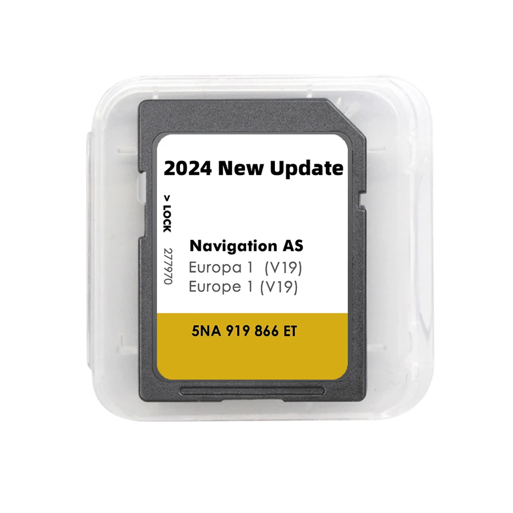 GPS Accessories for VW Passat B8 from 2014 Discover Media AS V19 Navigation GPS Map GEN2 5NA919866ET EU 2024 Nav SD Card 32GB