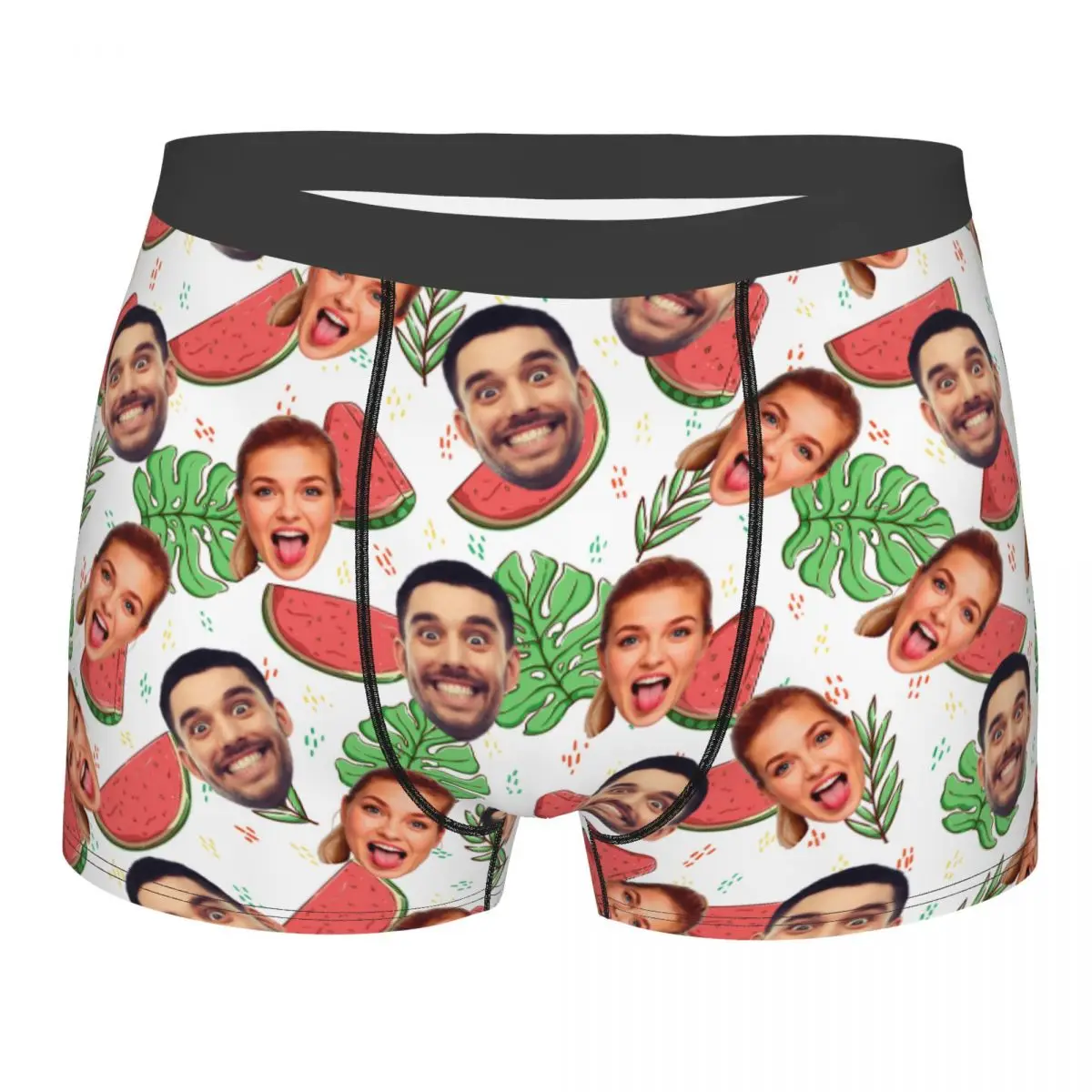

Personalized Custom Face Photo Men Boxers Briefs For Husband Boyfriend Wedding Gift Underwear Fashion Underpants