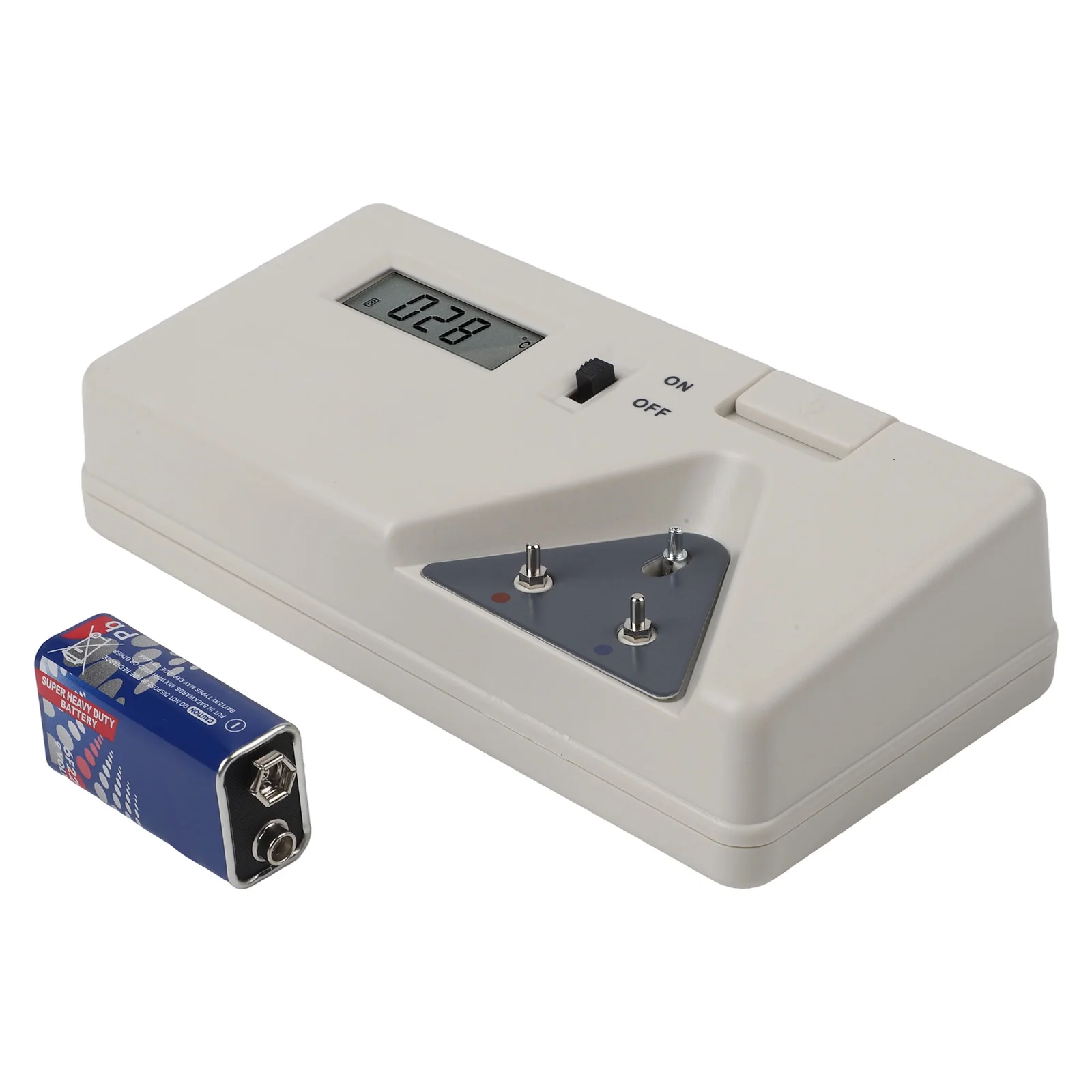 Digital Display Temperature Meter Ambient Temperature 0-40 Allowable Error -3 Battery Operated For Electronics Repair