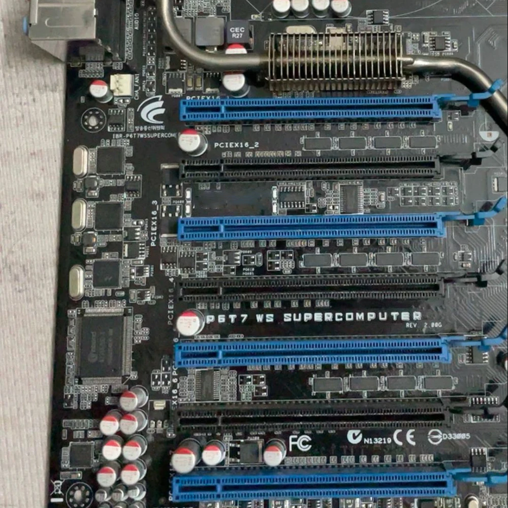 Para placa base ASUS CPU i7 960 x58 placa base de lujo P6T7 WS supercomputer