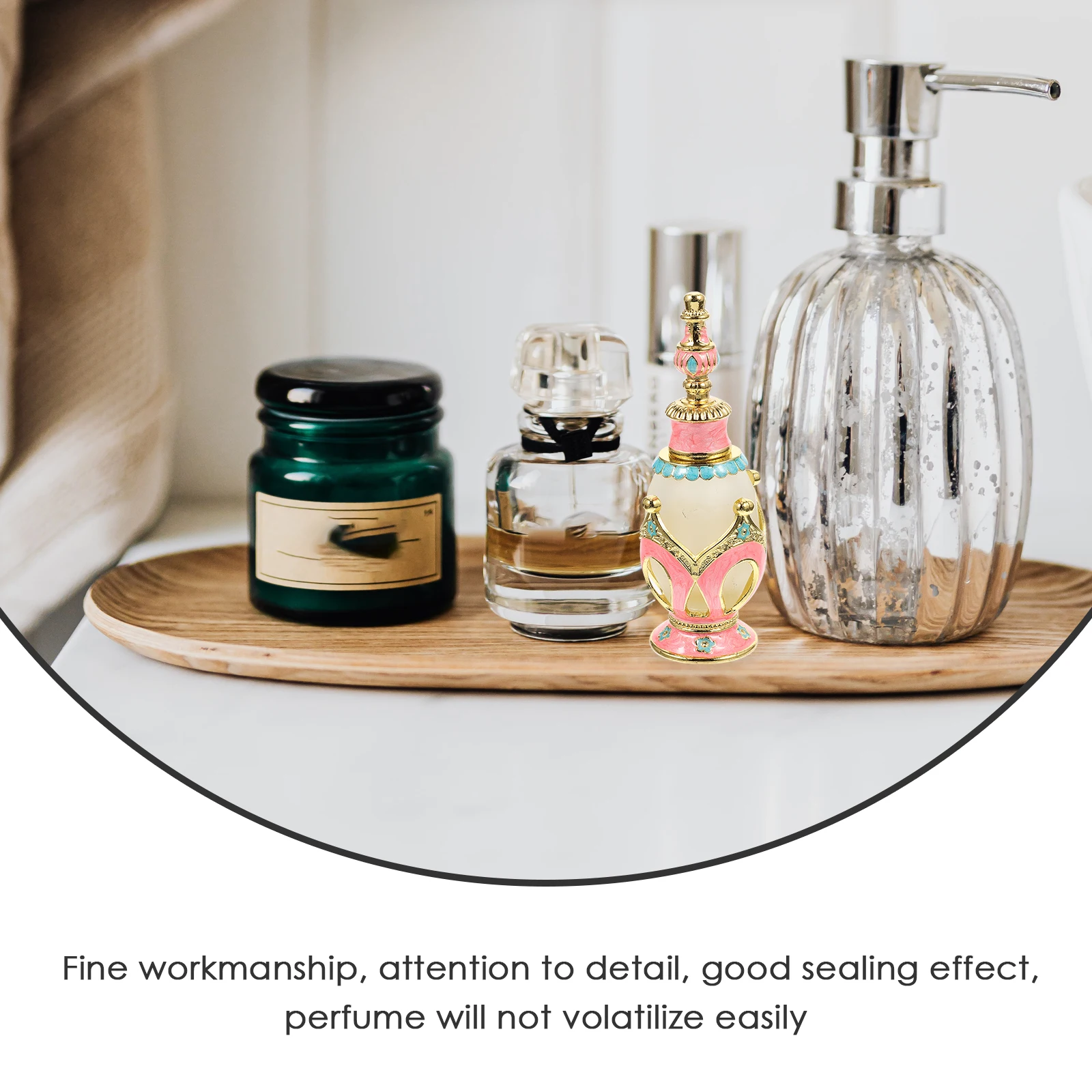 

Middle East Perfume Bottles Essential Oil Empty Travel Refillable Eastern Small Refillable Travel Glass Essential Oil Middle