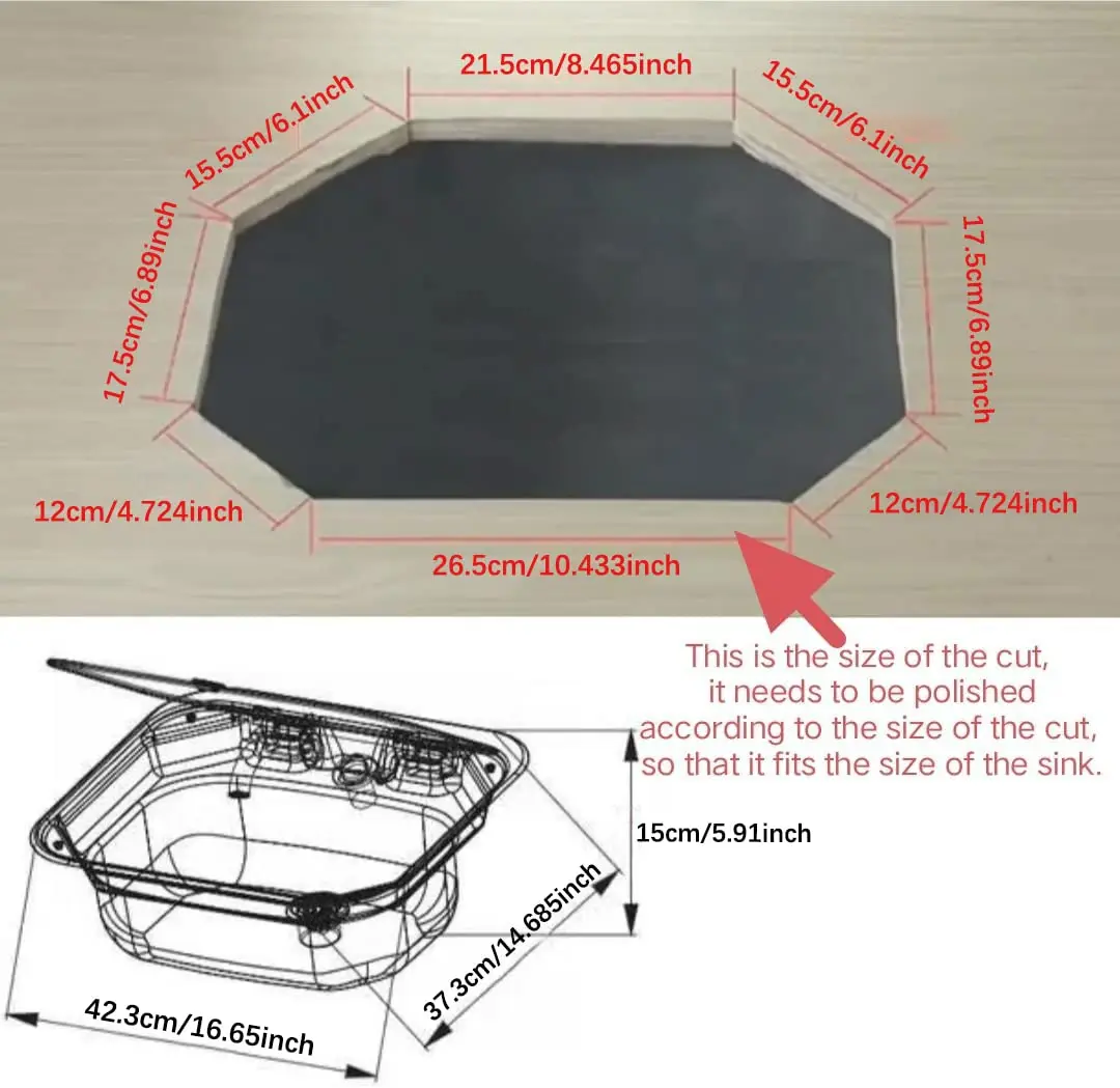 حوض المطبخ RV للمقهى مع صنبور قابل للطي وغطاء، وعاء واحد من الفولاذ المقاوم للصدأ، حوض غسيل يدوي مع غطاء لـ