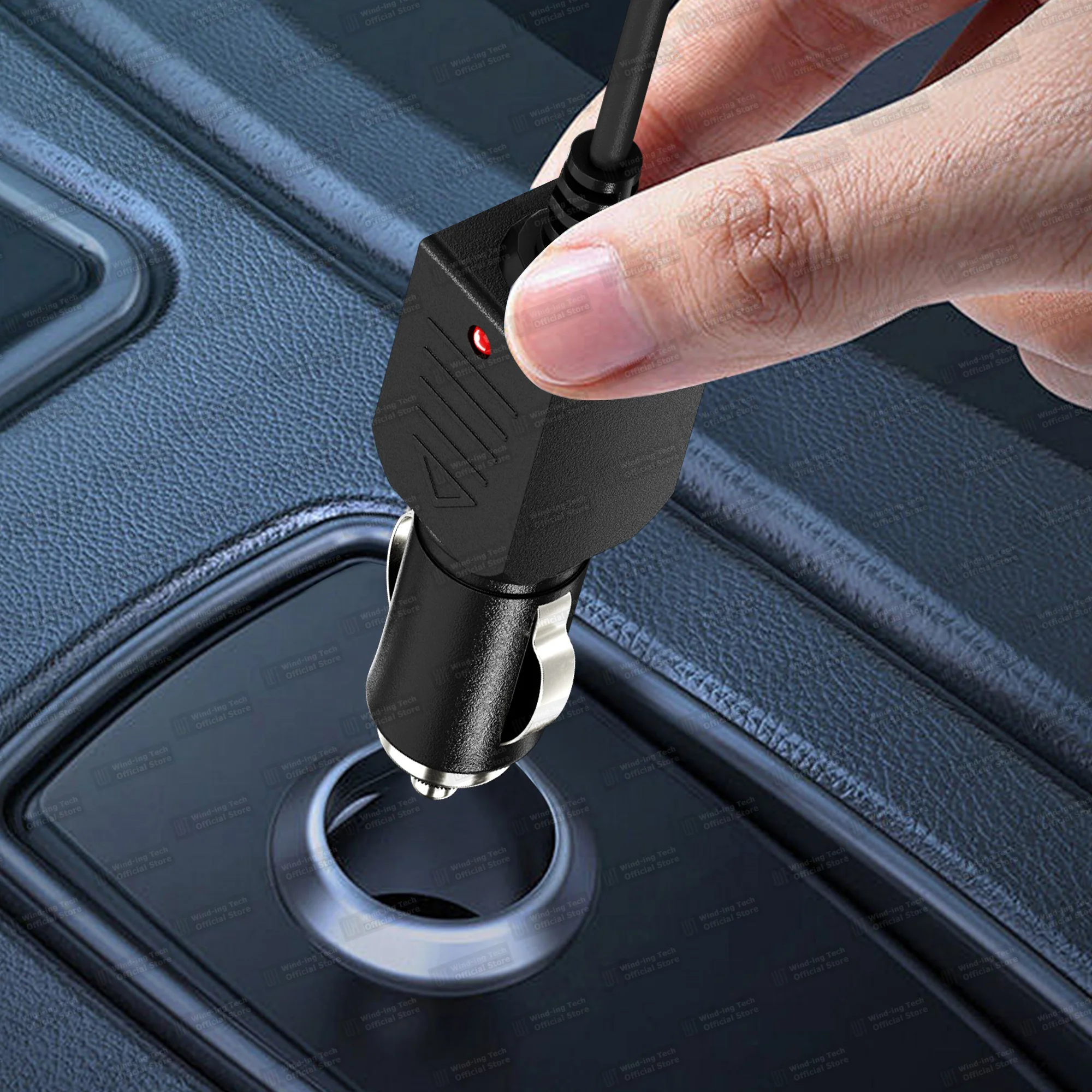 1/2PCS PMNN4409AR Car Cigarette Charger Battery Eliminator Compatible with P6600i DP4400 XPR7580 Radio Walkie Talkie Accessories