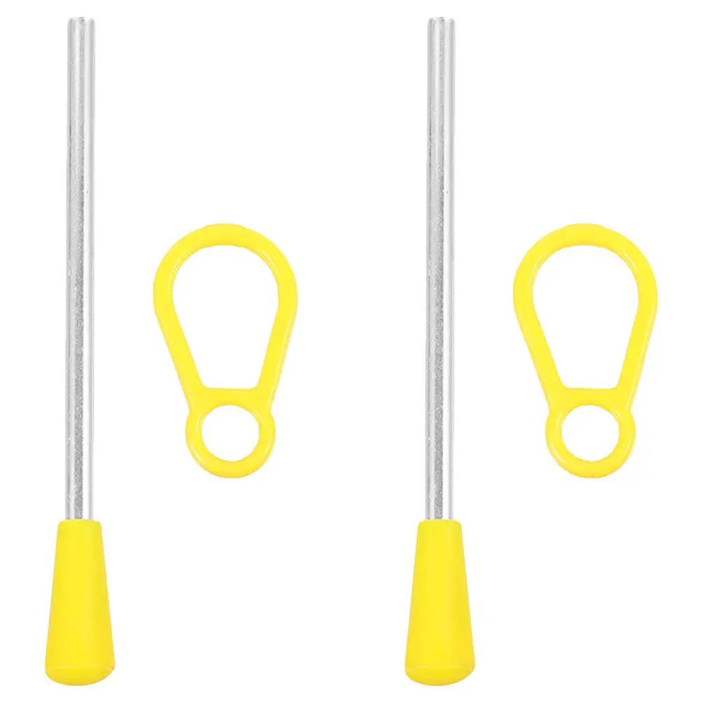 

2Pcs Triangle Iron Sticks Stable Handle Clear Sound Performance Percussion Mallet Musical Instrument Accessories