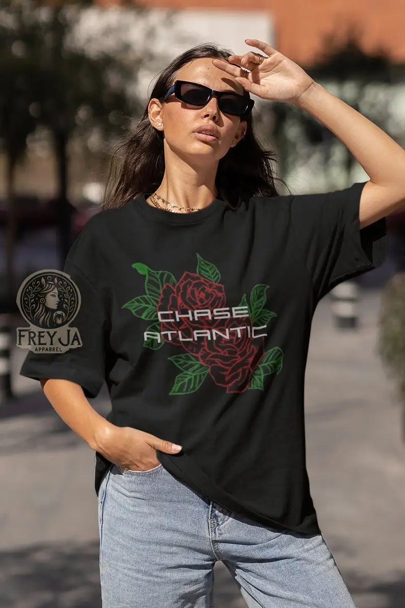 Chase Atlantic Exclusive Logo T-Shirt - Unisex Music Band Merch - Indie Music Apparel Gift - Beauty in Death Album Tee