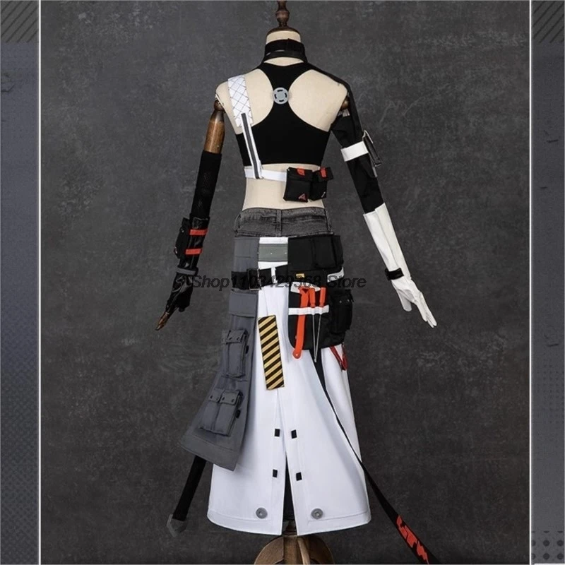 Traje de juego de Cosplay para hombre y mujer, traje con peluca Zero de la zona Zenless, uniformes de batalla de moda Sexy, trajes de fiesta de Carnaval y Halloween