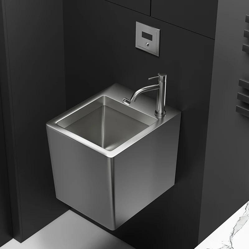 Bar stainless steel vomit sink wall-mounted hand wash basin